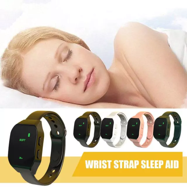 Reloj inteligente de ayuda para dormir microcorriente pulso ayuda para dormir masajeador antiansiedad\
