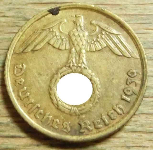 Drittes Reich  5  Reichspfennig  1939  G