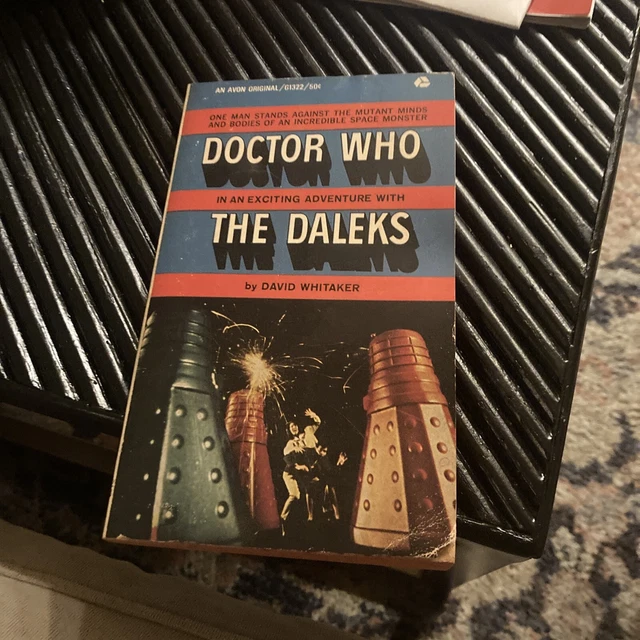 Vintage Dr Who The Daleks Avon PB book 1967. First Avon Printing.
