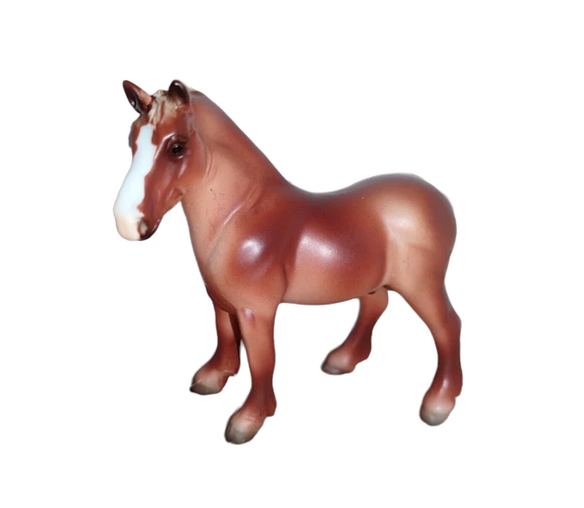 Breyer Stablemates # 6022 Gentle Giants Drafter Vaulting Chestnut Stallion Horse