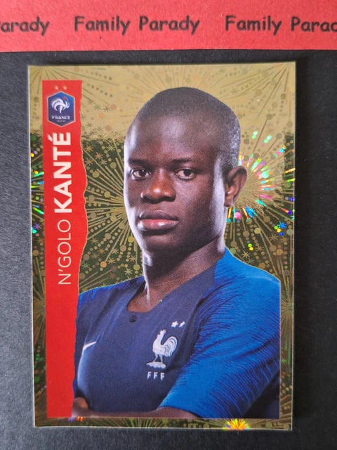 2014-2015 N'Golo Kanté Gold Foil Rookie Sticker Panini Football #72 + #50 & #51 | UK