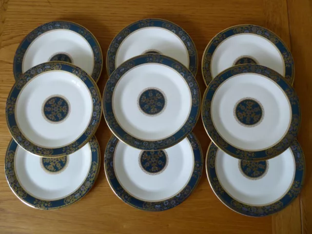 9 Royal Doulton Carlyle 6.5 Side Plates