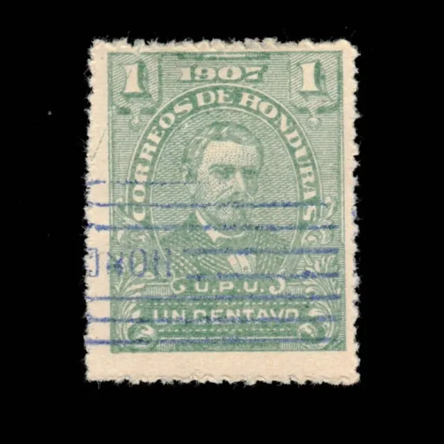 Honduras, Scott 127b, President Medina, printed both sides, 1907, used