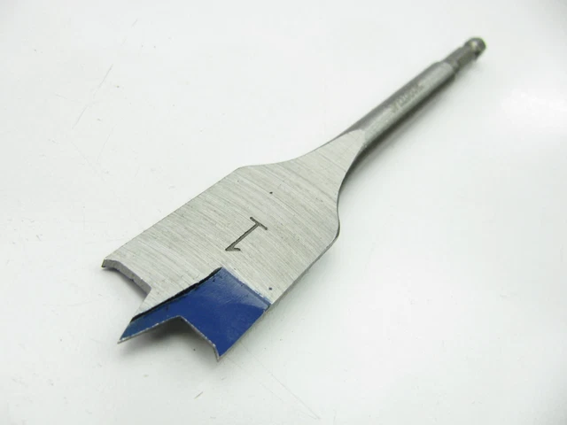 (25) Pcs -  1 X 6" X 1/4" Quick Change Hex Shank Flat Boring Bits (1" X 6") 2