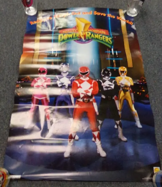 1993 Mighty Morphin Power Rangers 21X32" Poster