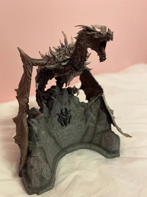 TES: SKYRIM SPECIAL Edition Alduin Dragon Statue with base + Partial ...