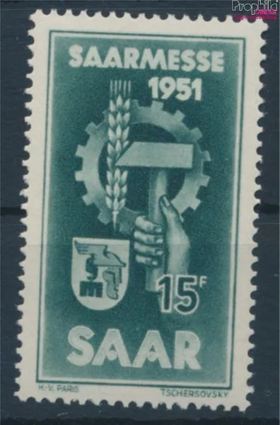 Briefmarken Saarland 1951 Mi 306 postfrisch (10214601