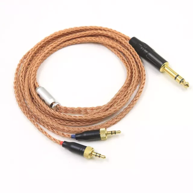 2.5/3.5/4.4mm Jack 16Core OCC Headphone Replacement Cables f SONY MDR-Z1R MDR-Z7