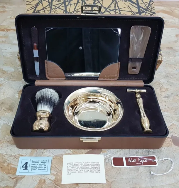 Kit Cofanetto Da Bagno Vintage Rolent Pignet Paris Per Uomo Accessori Barba