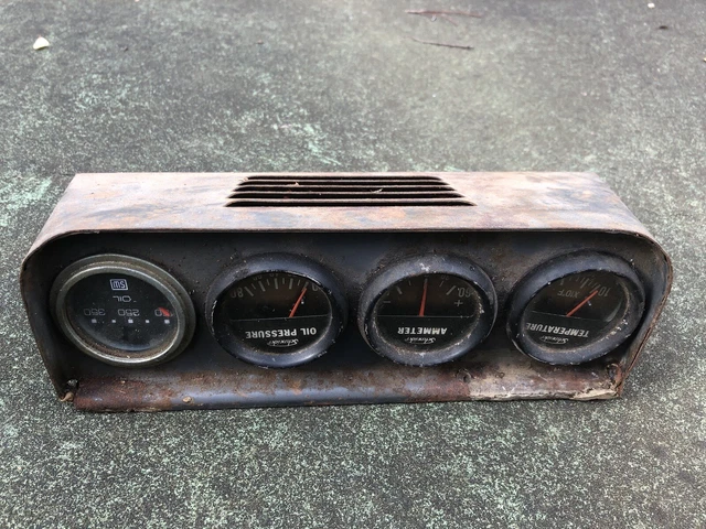 VINTAGE EJ EH Holden Centre Dash Gauge Pod Housing For Resto