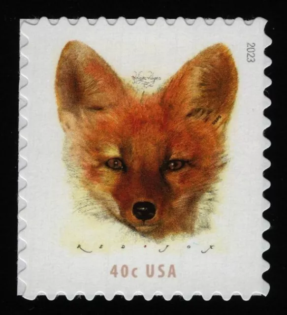 #5742 40c Red Fox, Postfrisch Alle 5 =