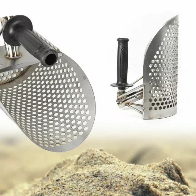 Metal Detector Scoop Beach Sand Shovel Hunting Tool Stainless Steel 29x20x20CM