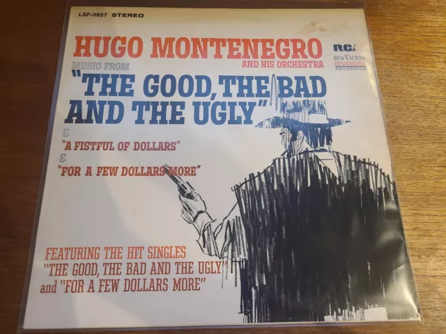 Hugo Montenegro Music From The Good The Bad And The Ugly Vg/Vg Vinile Lp 33 Giri