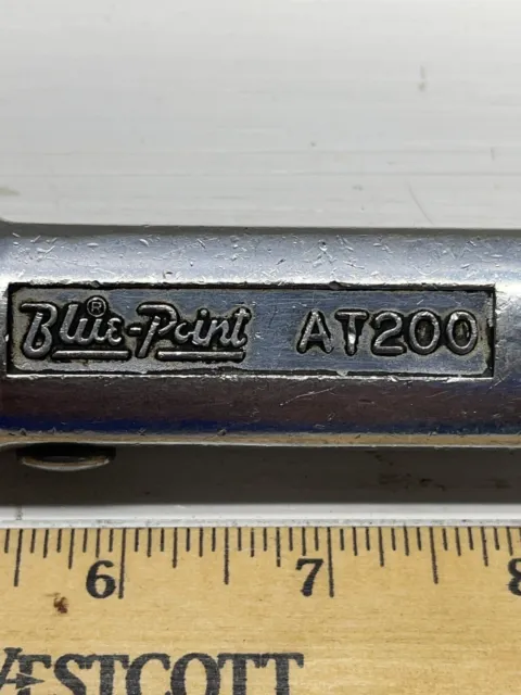 Vintage Blue-Point AT200 1/4 Drive Air Ratchet Stamped Japan 2