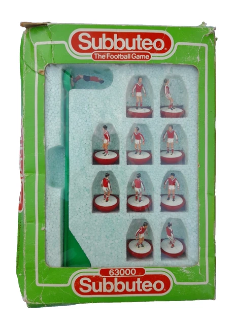 Subbuteo Arsenal FC Réf 774 - Équipe Légère 1994 Vainqueurs Coupe D'Europe - Boîte D'origine
