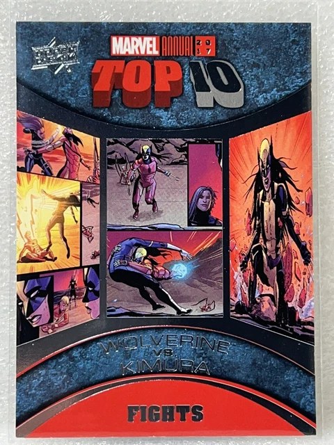 2017 Upper Deck Marvel Annual Top 10 Fights Wolverine vs Kimura #TF-4