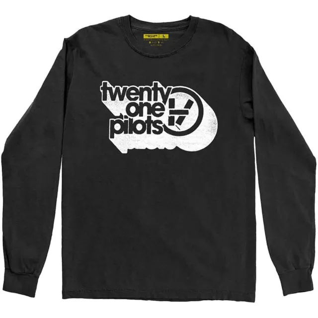 Twenty One Pilots 'Vessel Vintage' Black Long Sleeve T shirt - NEW OFFICIAL