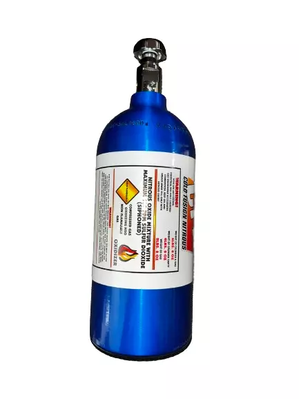 2.5LB Nitrous Oxide Bottle Brand New! NOS NX ZEX nitrous bottle. Metallic Blue.