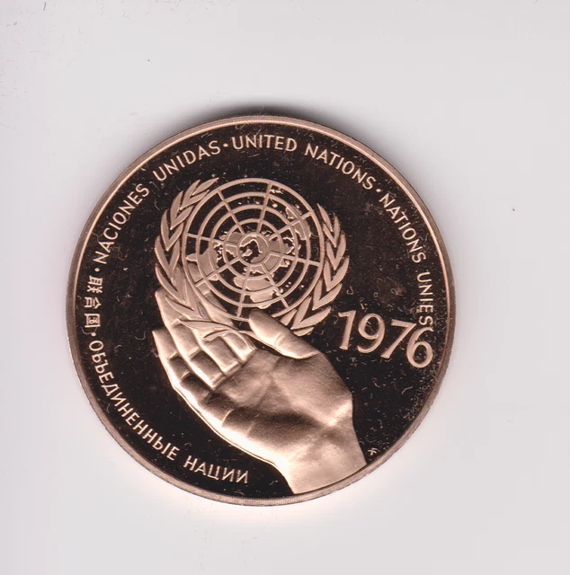 BRONZE 1979 UNITED Nations Peace Medal £10.26 - PicClick UK