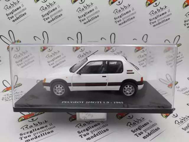 Die Cast " Peugeot 205Gti 1.9 - 1985 " Auto Vintage Scala 1/24