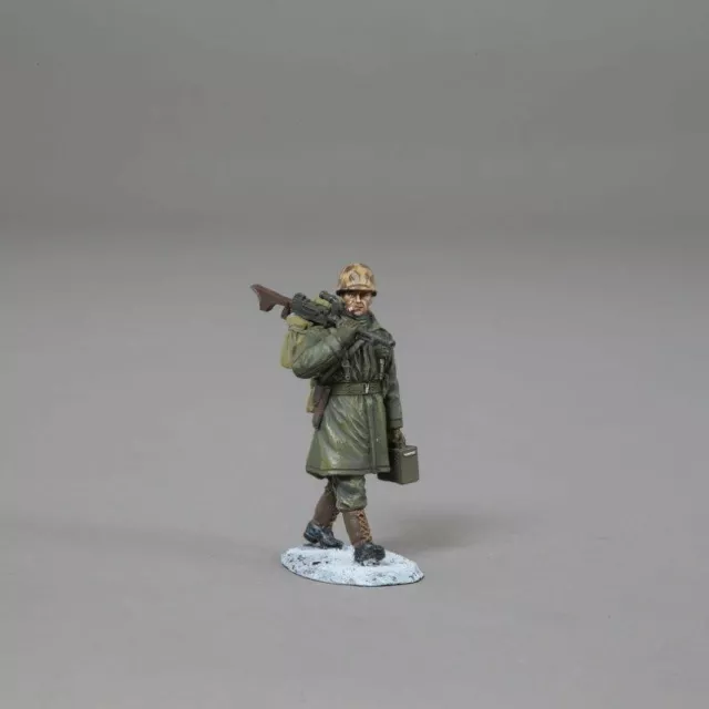 Thomas Gunn Korea004B U.s. Marine Marching With 1918A2 Browning Machine Gun