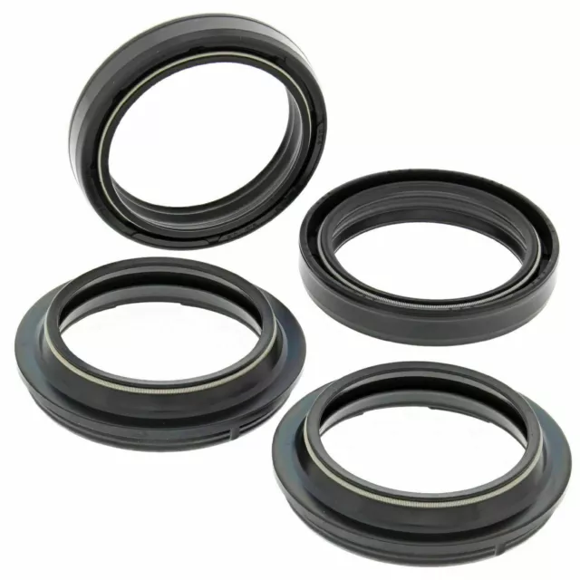 For Kawasaki ZX-10R ZX10R Ninja 2004-10 Fork Dust Wiper & Oil Seal Kit Set Seals