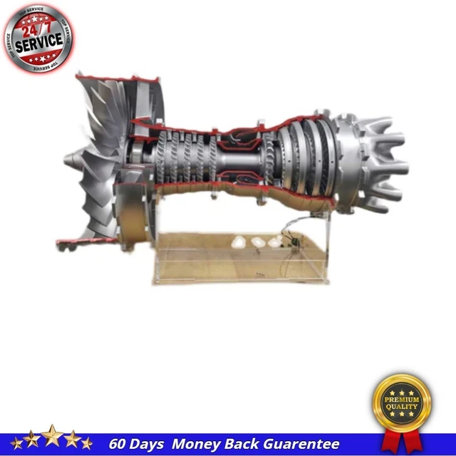 TURBOFAN ENGINE MODEL Kit Working Aircraft Engine Model Operable