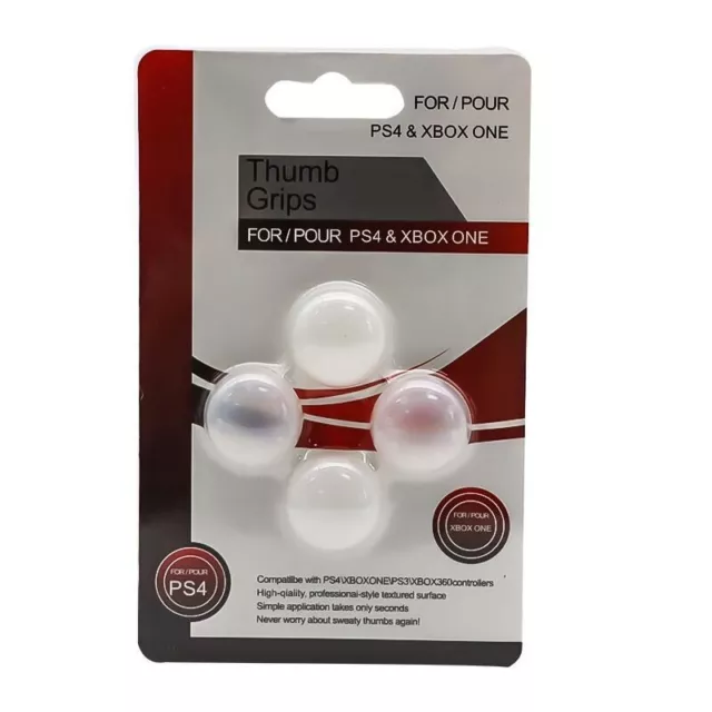 Thumb Stick Grips Joystick Cap Cover Analog for PS5 PS4 XBOX ONE XBOX 360/Clear