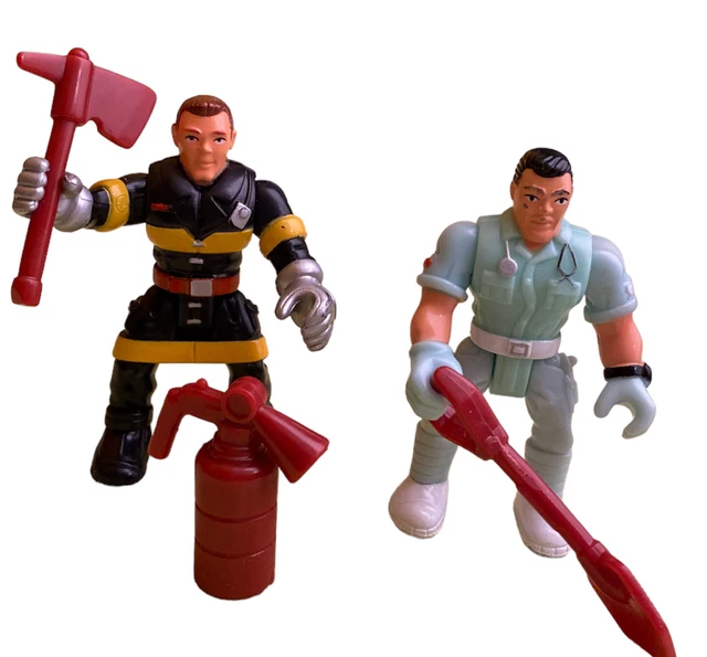 Fisher Price Imaginext Rescue Center FireStation Replacement Parts Figures Tools