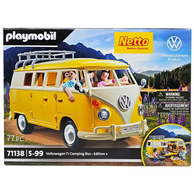Playmobil Volkswagen Combi Bulli T1 Camping Bus – Boîte Complète Scellée