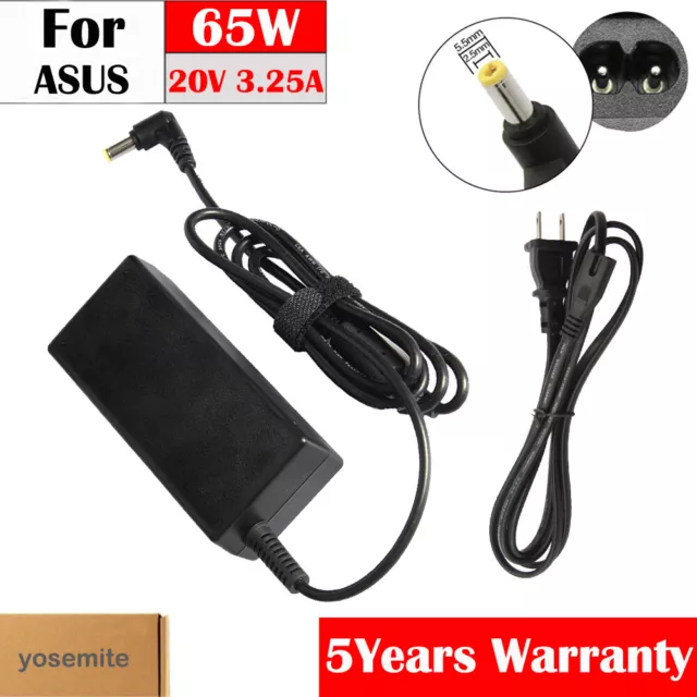 65W AC Power Adapter Charger For ASUS X53E X54C K55VD K53E A55 A52F A53TA N61JQ
