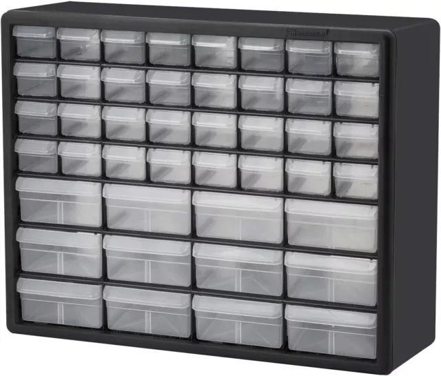 Akro-Mils 10144, 44 Drawer Plastic Parts Storage Hardware and Craft Cabinet 1