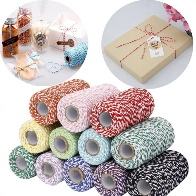 Christmas Home Decor DIY Rope Cotton Cords Packing Craft Projects Twine String