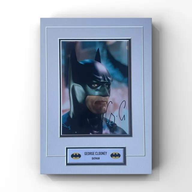 George Clooney - Batman Actor Signed Display