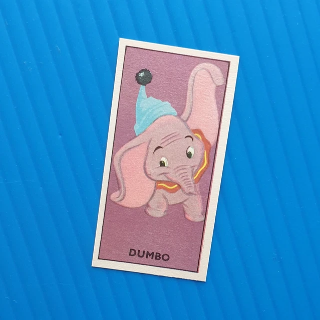 Key Card! Dumbo Barratt 1957 Walt Disney Characters Sweet Cigarette Mickey Mouse