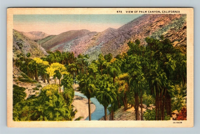 CA- California, Aerial Scenic View Paul Canyon, Vintage Postcard