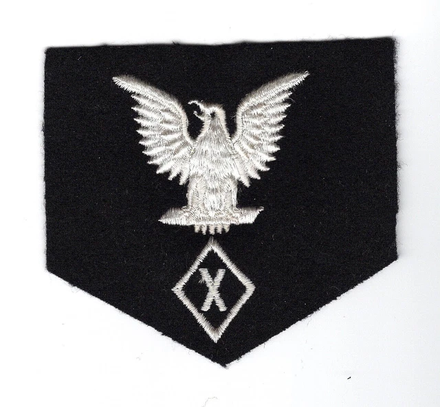 ORIGINAL WW2 Insigne De Manche US NAVY X 3rd Class Rate US original-ww2-insigne-de-manche-us-navy-x-3rd-class-rate-us