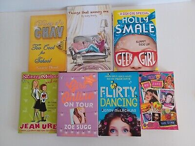 7 x Teen Novel Bundle Skinny Melon & Me, Geek Girl Sunny Side Up, Me Jane GOOD