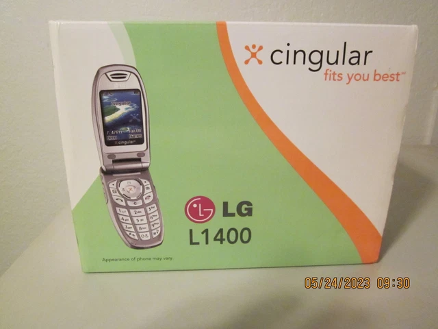 LG Flip pho - Silver ( AT&T / Cingular) Flip L1400