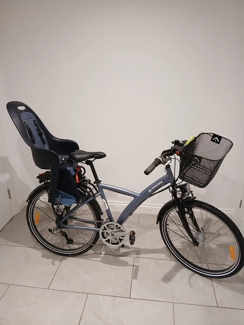 BTWIN ORIGINAL 5 Daily Bike Leisure Womens Grey Child Seat 90.00 PicClick UK