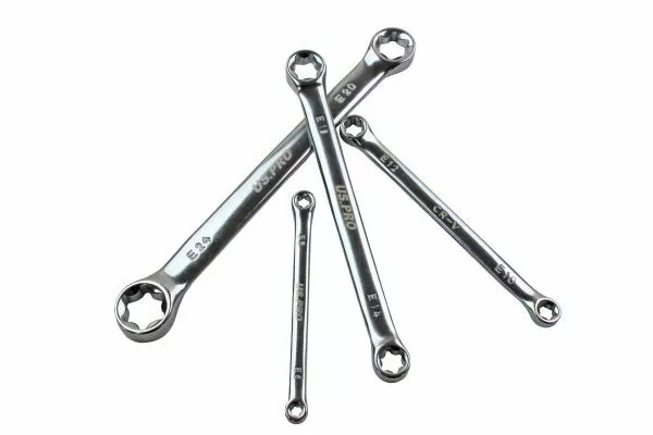 Ensemble de 4 pièces double tendeur E-Torx boîte à clés étoile Tox pour femme externe TRX E6 à E24 3