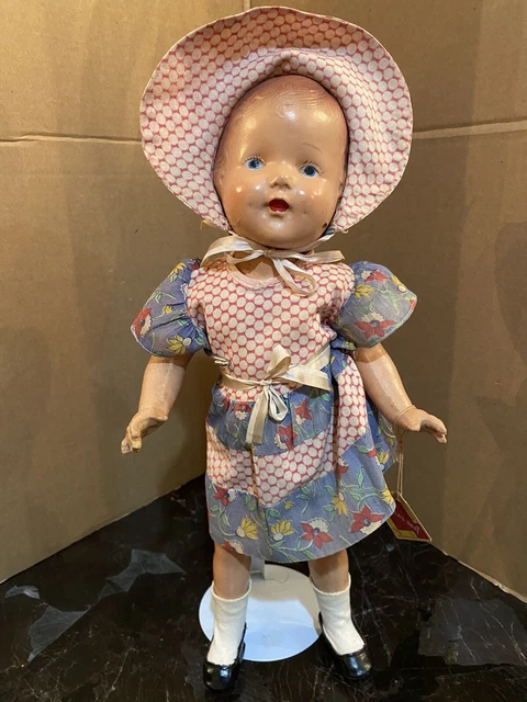 Advertising Hardware Co. Americas Best Moore Handley Composition Doll 16” Rare
