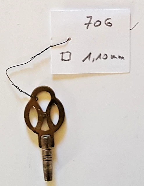 Clé De Remontoir Ancienne Pour Montre à Gousset - Modèle 7-37, D'occasion Vintage