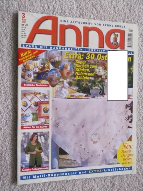 Anna; Burda - Spass an Handarbeiten; Heft 3/2001; Kunststricken u.a.; Ostern