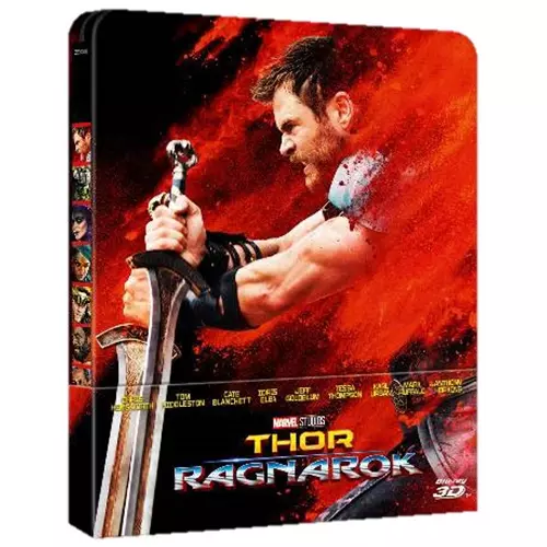 Thor Ragnarok (Blu Ray 3D+Blu-Ray) (Steelbook)  [Blu-Ray Nuovo]