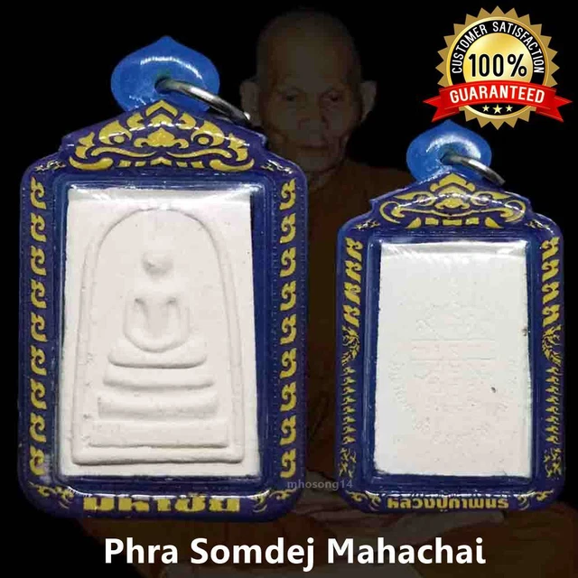Phra Somdej Mahachai Lp KhamPhan Thai Amulet Buddha Talisman Power Luck Pendant
