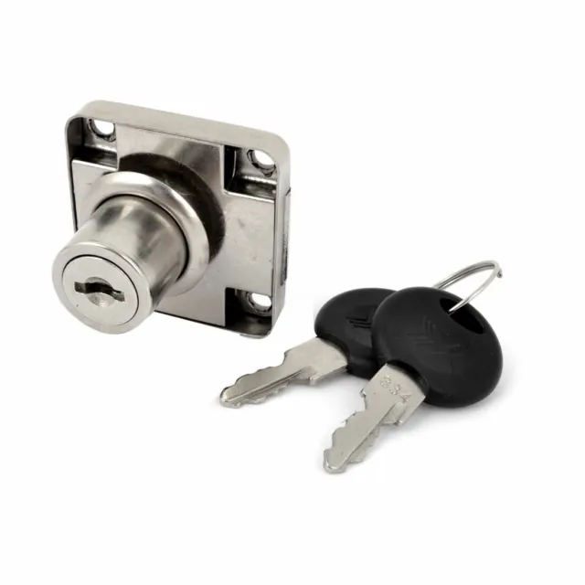 Home Office Closet Cupboard Cabinet Drawer Lock Replacement w Keys