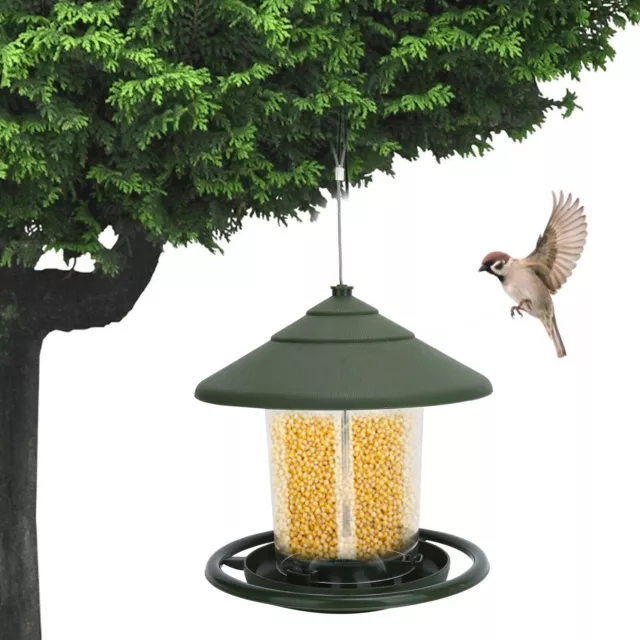 Mangeoire à Oiseaux Suspendue Pour L'extérieur Contenant De Nourriture En Pla FR