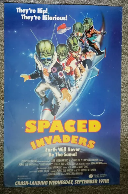 Spaced Invaders 1990 Douglas Barr Royal Dano Ariana Richards Video PROMO Poster