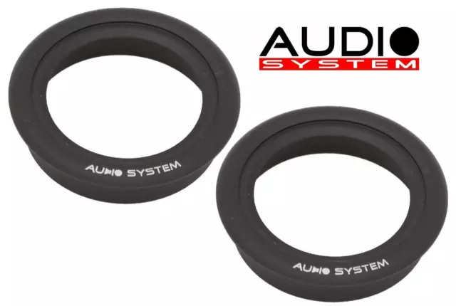 Audio System ALU-RING HS 25 BL Alueinbauring für Audio System Hochtöner 1 Paar